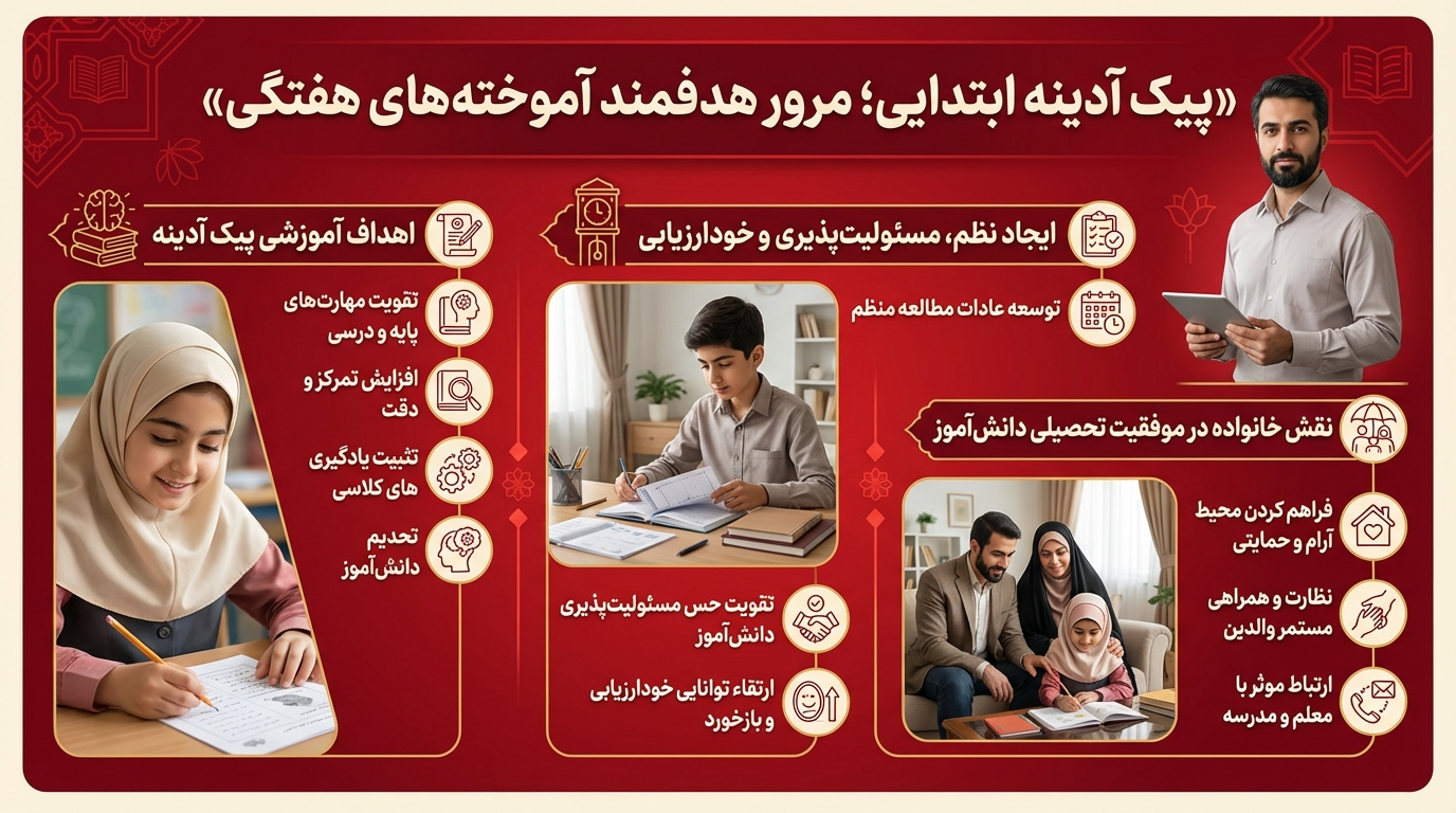 پیک آدینه کلاس ششم