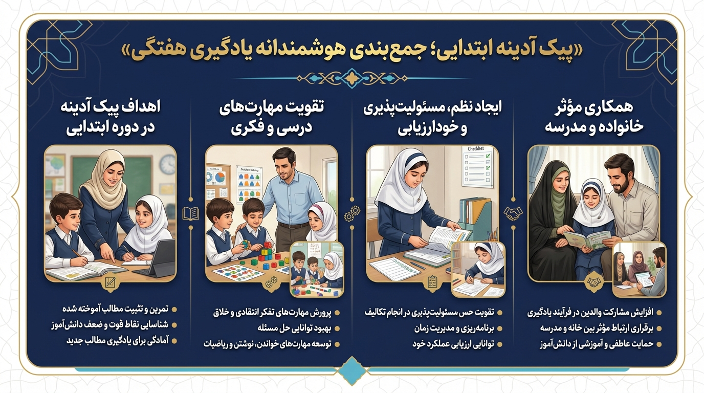 پیک آدینه کلاس ششم